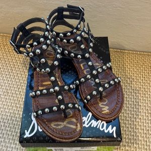 EUC with box SAM EDELMAN Studded Strappy Gladiator Sandals ✨gorgeous✨